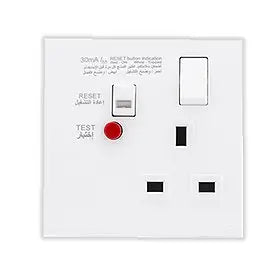 Al-Fanar Smart Electrical Socket with RCD (Residual Current Device)
