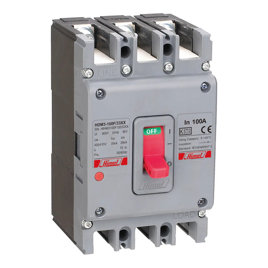 هيميل MCCB HDM3-100F 3P 50A 35kA ماج-ثيرم