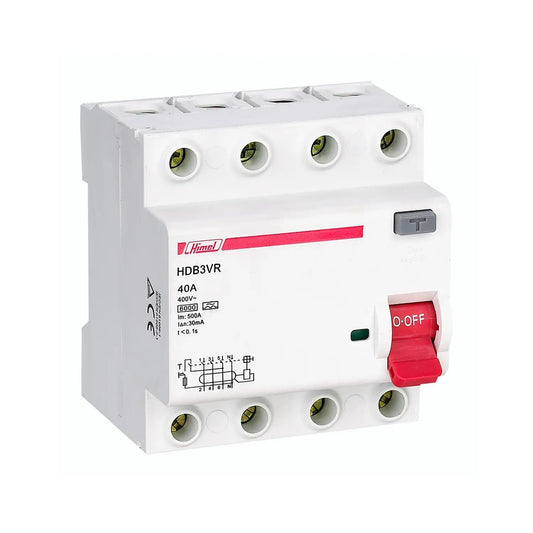 هيميل RCCB HDB3VR 4P 32A 300mA التيار المتناوب