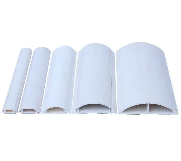 Snowlight double-faced trenching 14 x 48 mm - adhesive type - white / gray