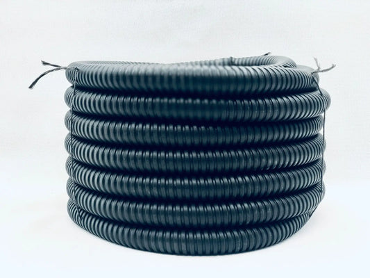 لي جرجور  PVC بلاستيكي  مموج مرن أسود – 32 مم – ماركة سنولايت