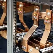 Tin-plated copper busbar, 15 × 3 × 5500 mm – Bahra Electric
