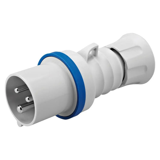 16A 2P24/42V IP44 50/60Hz D.C (WHITE)   مقبس (فيش) كهربائي صناعي محمول من جيويس، نوع مستقيم