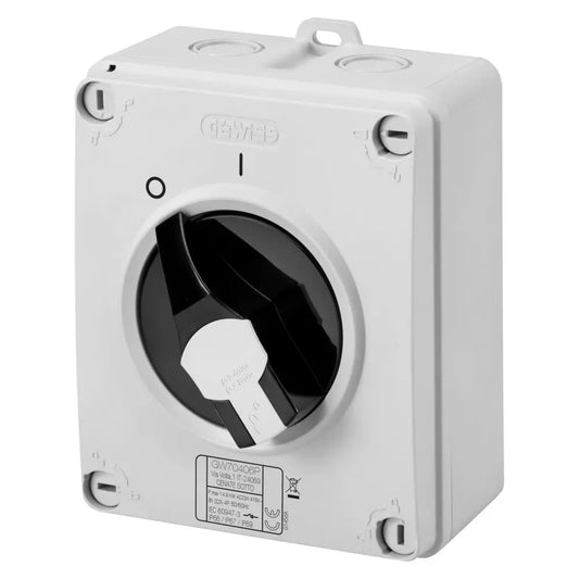 عازل دوار (PVC) 160 أمبير 4P IP66/67-GEWISS