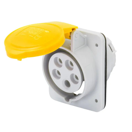 مقبس لوحة GEWISS 16A 2P+E 110V IP44 50/60 هرتز